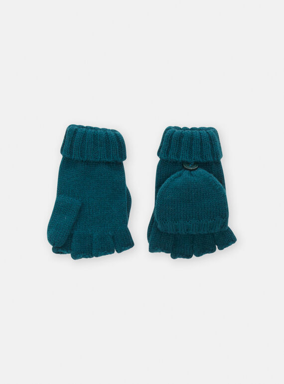 Manoplas azul pato para niña SYAJOGAN3 / 23WI01O2GAN714
